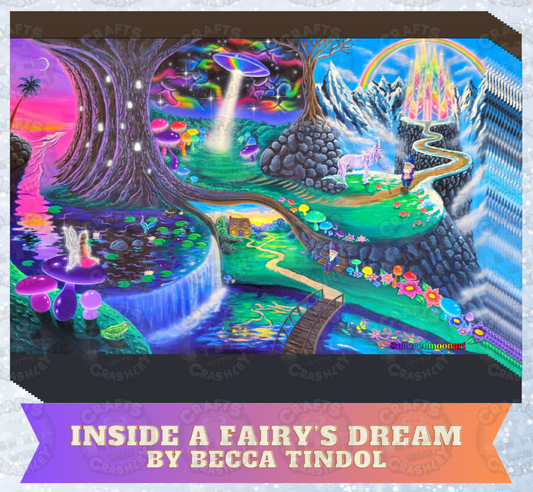 "Inside a Fairy's Dream" by Becca Tindol Decorative Diamond Painting Release Papers