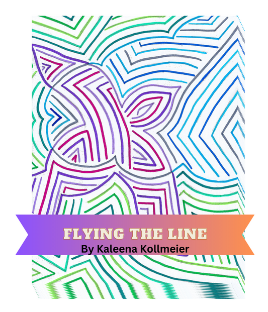 "Flying the Line" by Kaleena Kollmeier Decorative Diamond Painting Release Papers