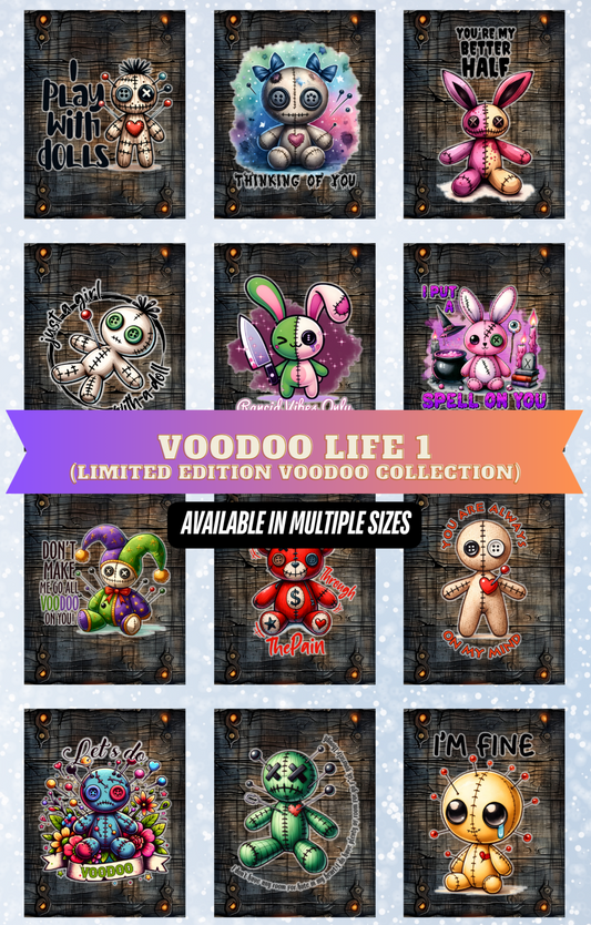 "Voodoo Life 1" Premium Diamond Painting Release Papers