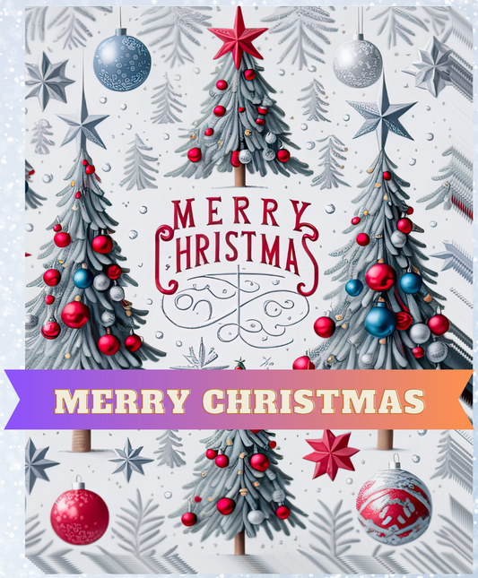 "Merry Christmas" Decorative Diamond Painting Release Papers