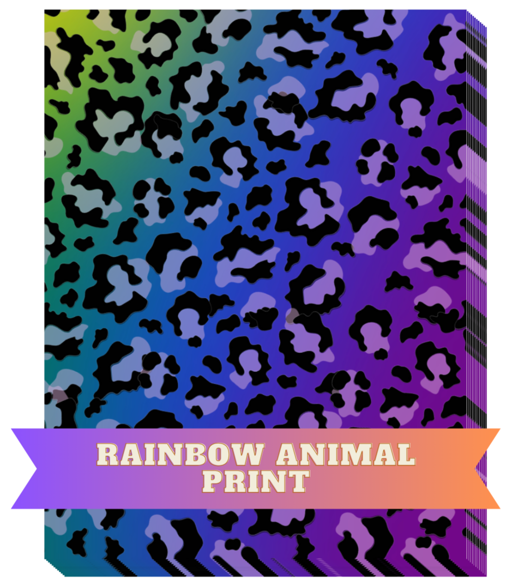 "Rainbow Animal Print" Decorative Diamond Painting Release Papers