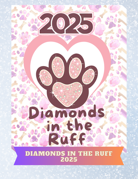 "Diamonds in the Ruff 2025" Decorative Diamond Painting Release Papers