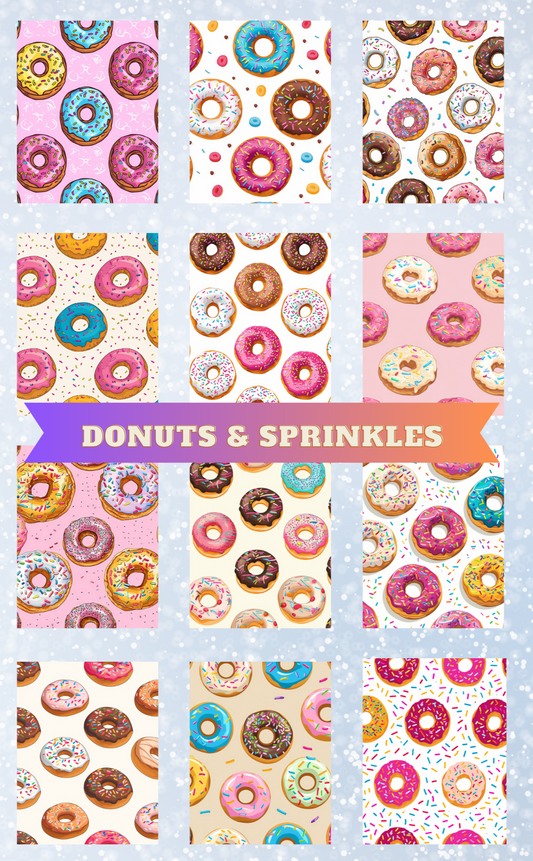 "Donuts & Sprinkles" Premium Diamond Painting Release Papers