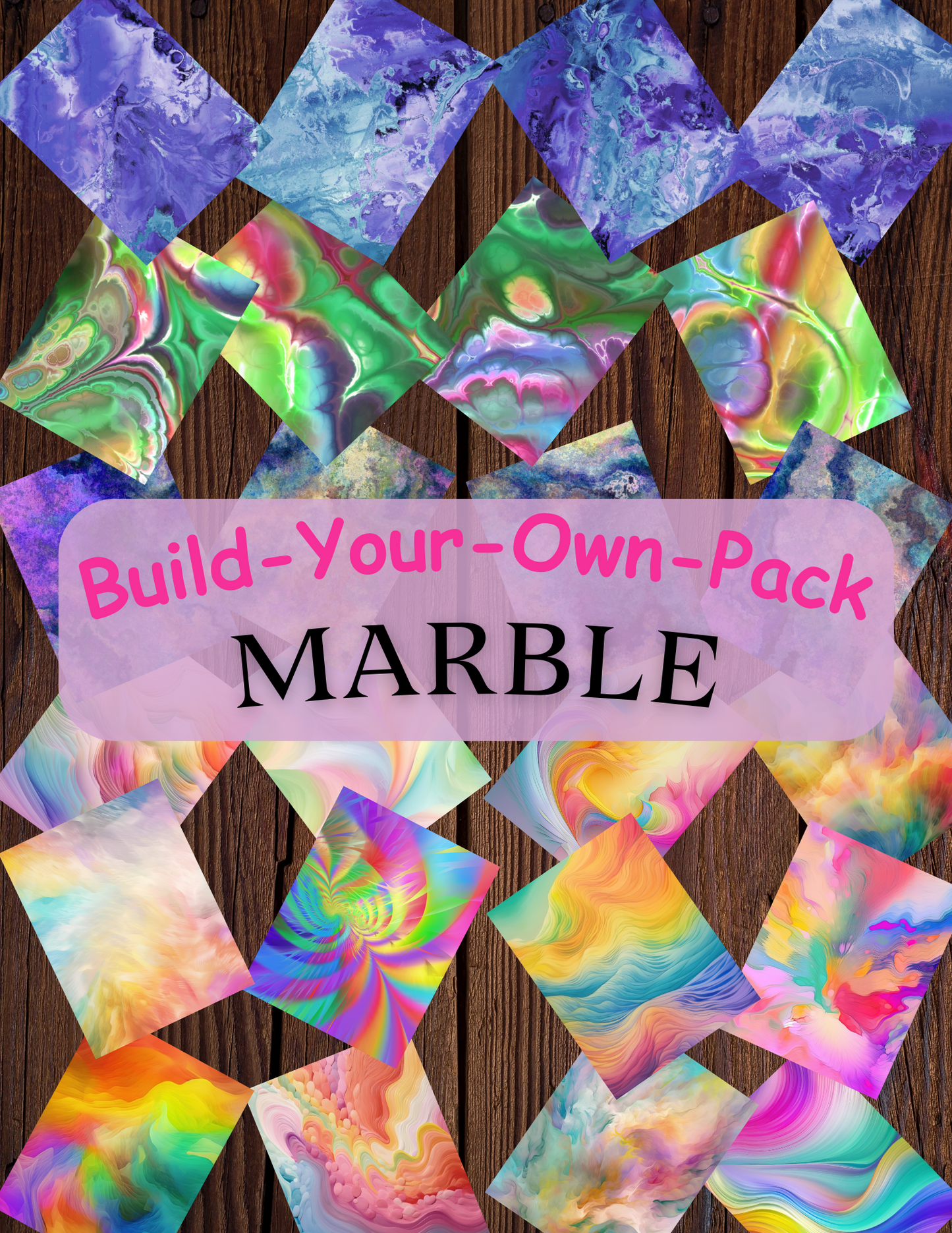 Marble Build Your Own Pack Premium Decorative Release Papers