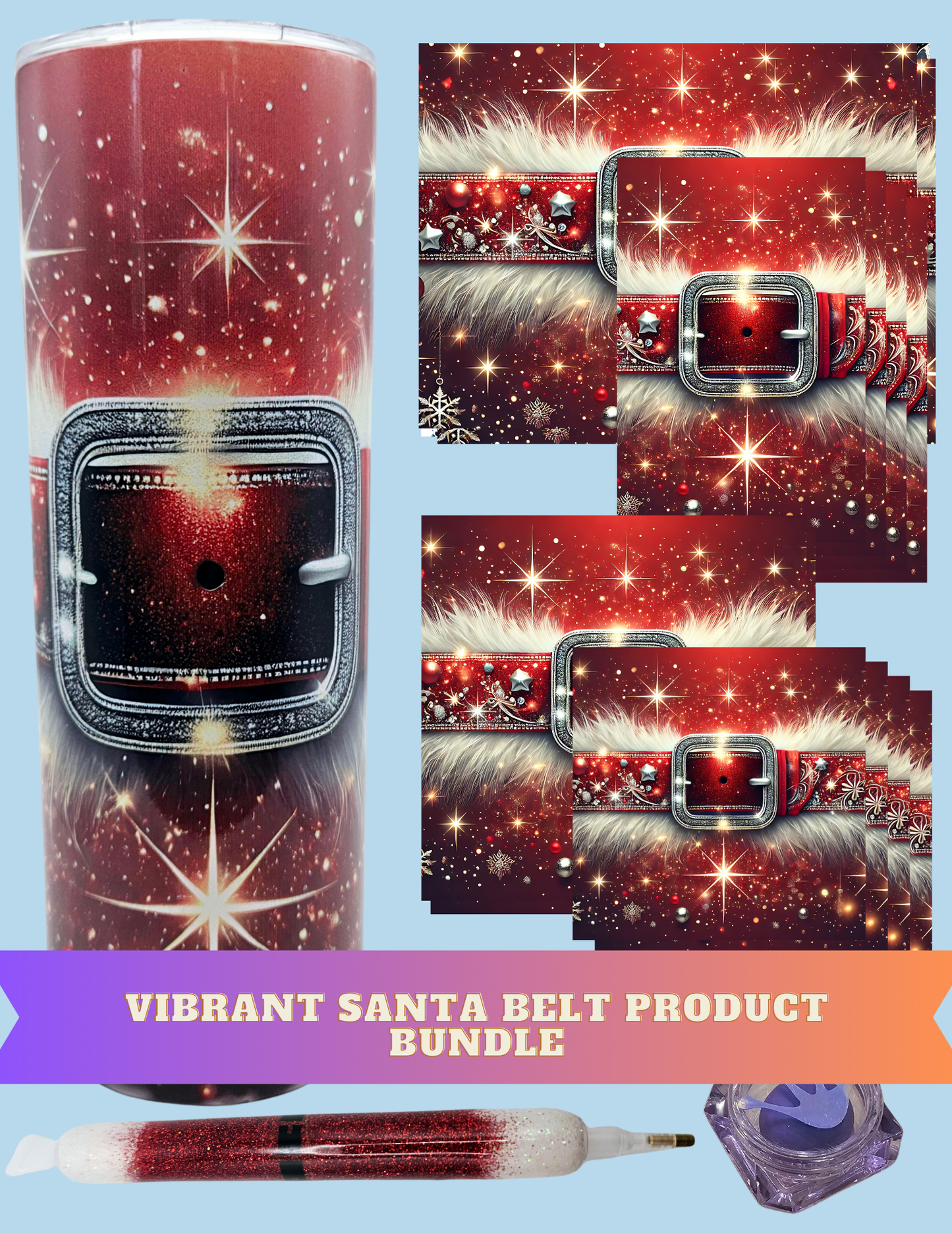 Vibrant Santa Belt Product Bundle