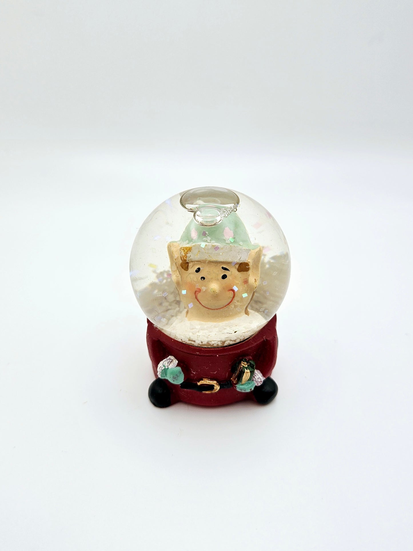 Elf with Blue Hat Snow Globe Coverminders