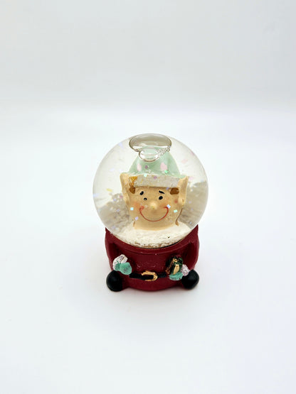Elf with Blue Hat Snow Globe Coverminders