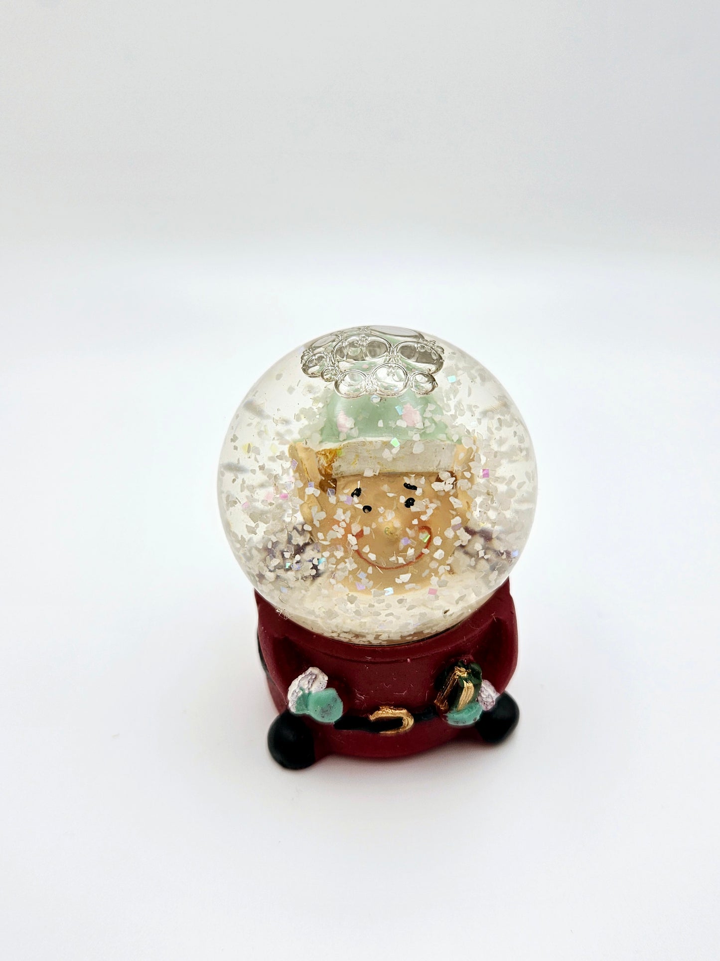 Elf with Blue Hat Snow Globe Coverminders