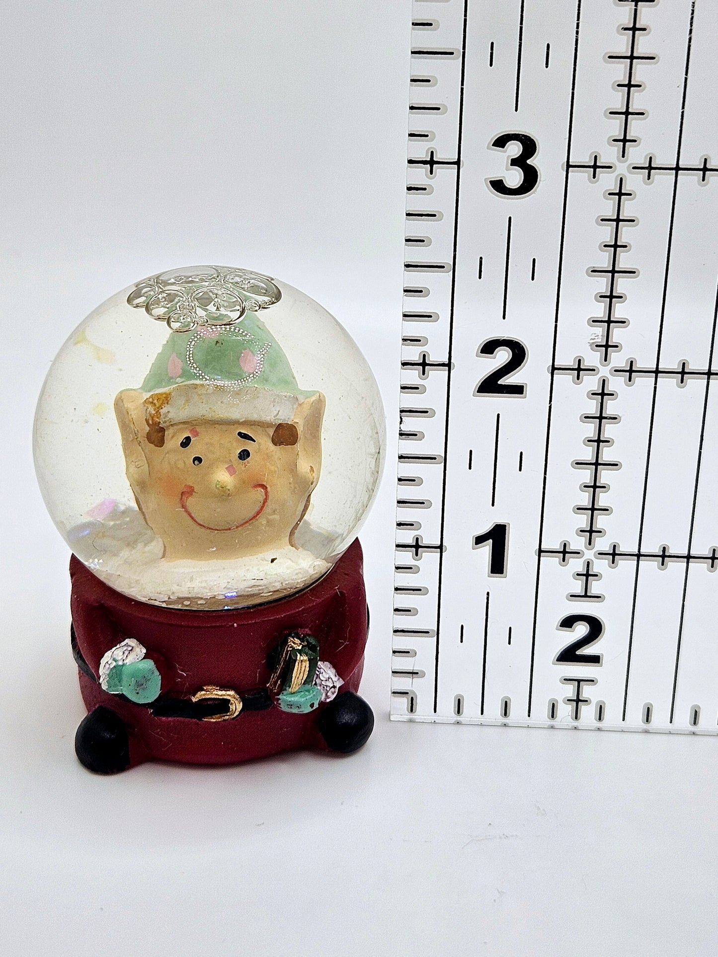 Elf with Blue Hat Snow Globe Coverminders