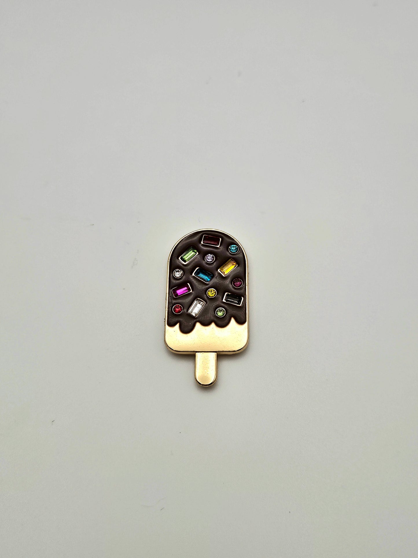 Enamel Chocolate Popsicle Coverminder