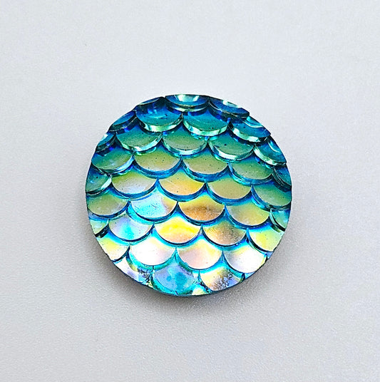 Small Teal Mermaid Scales Coverminder