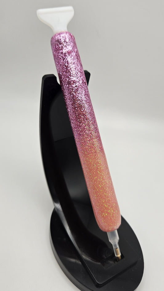 Pink Ombre Glitter Diamond Painting Pen