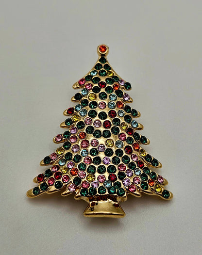 Shimmery Gold Christmas Tree Coverminder