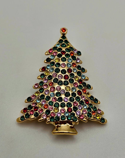 Shimmery Gold Christmas Tree Coverminder