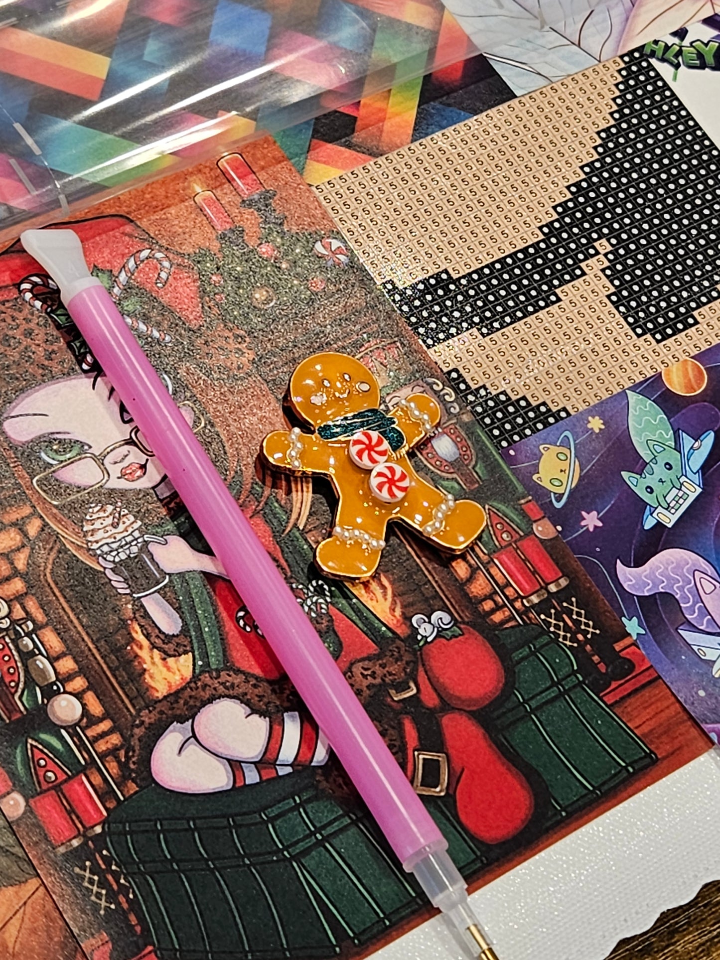 Candy Button Gingerbread Man Coverminder