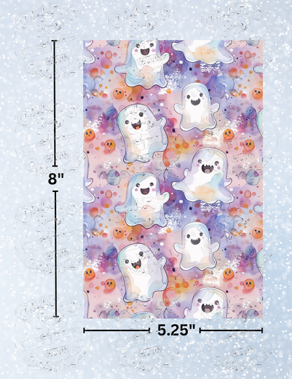 "Happy Little Ghosties" Premium Decorative Release Papers for Diamond Painting