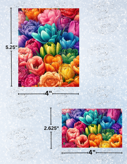 "Oodles of Tulips" by ©Cocomarshmallow Decorative Diamond Painting Release Papers
