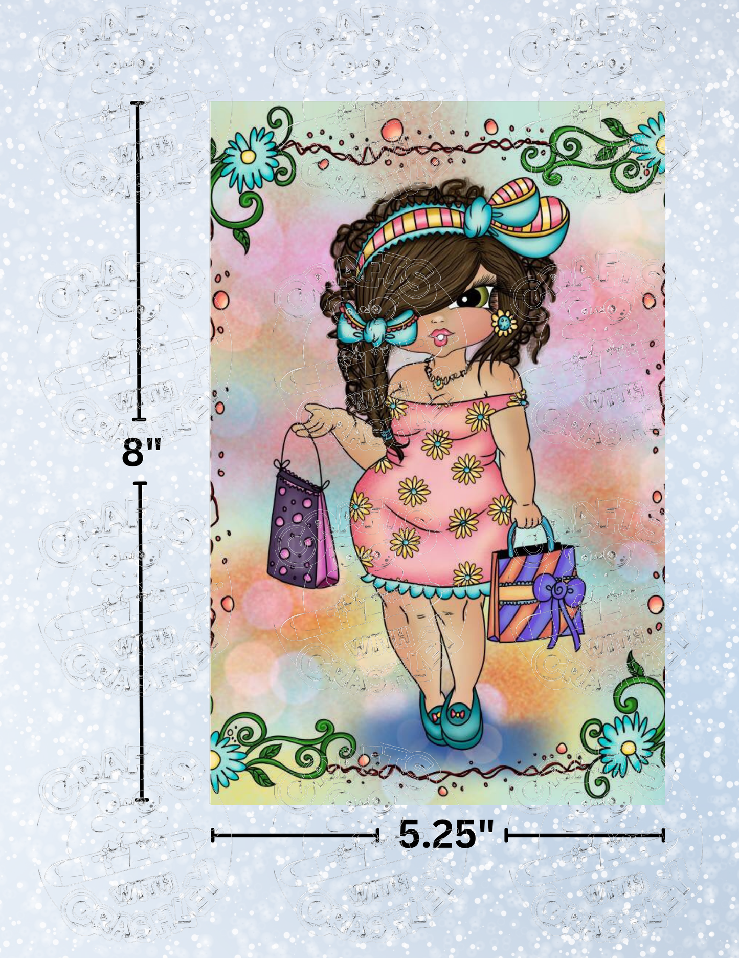 Product Bundle "Shopping Girl Fluffy Bestie" by ©Sherri Baldy