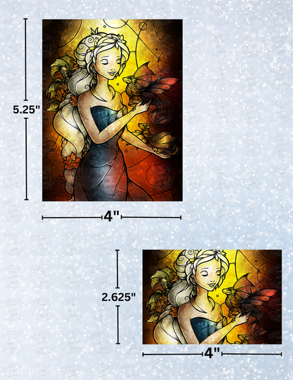 "Dragon Princess" by ©Mandie Manzano Decorative Diamond Painting Release Papers