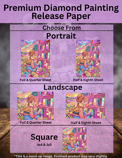"The Spring Reader" by ©Mrs Butter D Premium Accessories for Diamond Painting