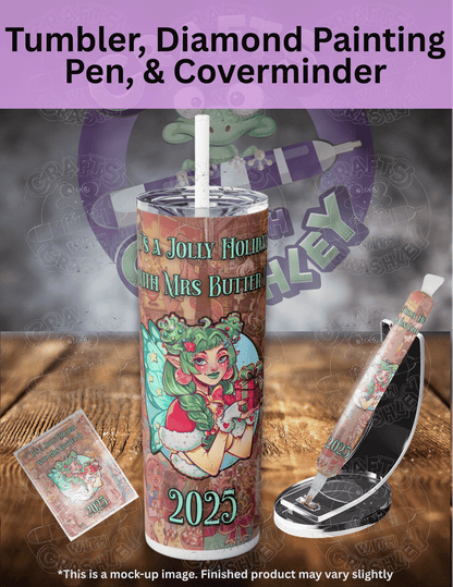 "It's a Jolly Holiday with Mrs Butter D 2025" by ©Mrs Butter D Premium Accessories for Diamond Painting