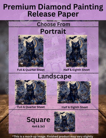 "Raven Cat" Premium Accessories for Diamond Painting