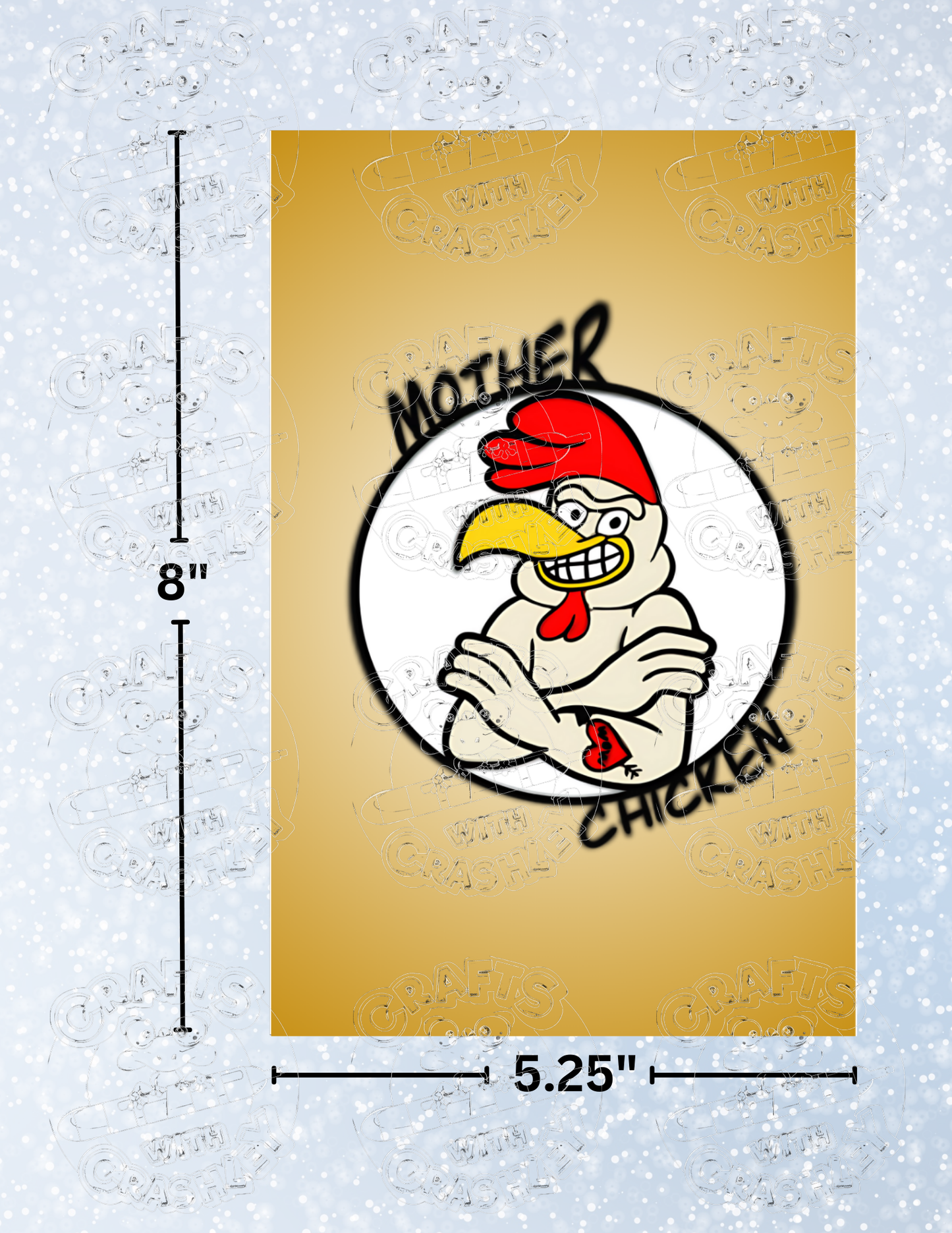 "Mother Chicken" by ©Mrs Coffee Premium Decorative Release Papers for Diamond Painting