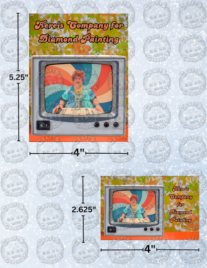 "Company for Diamond Painting" Decorative Diamond Painting Release Papers