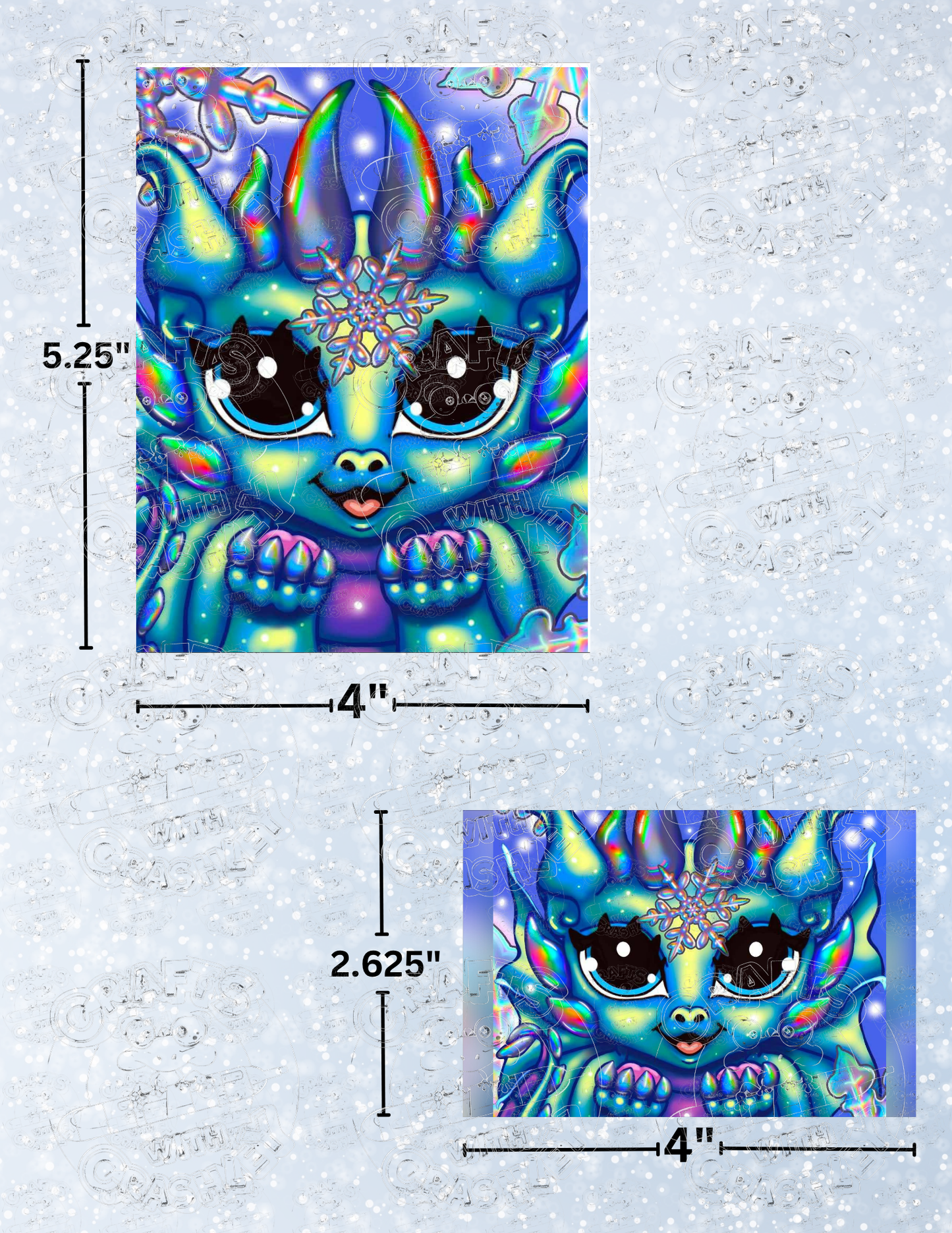 "Winter Dragon" by Emma Casey Decorative Diamond Painting Release Papers