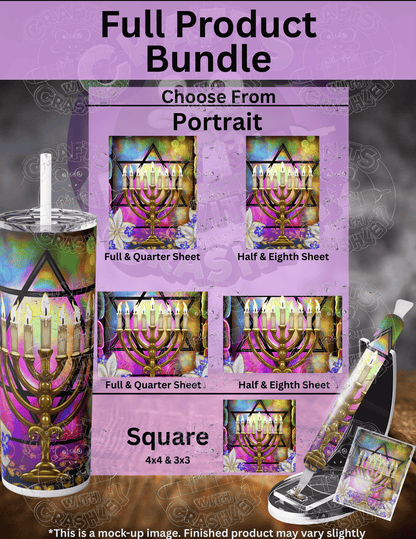 "Happy Hanukkah" by ©Emma Casey Premium Accessories for Diamond Painting