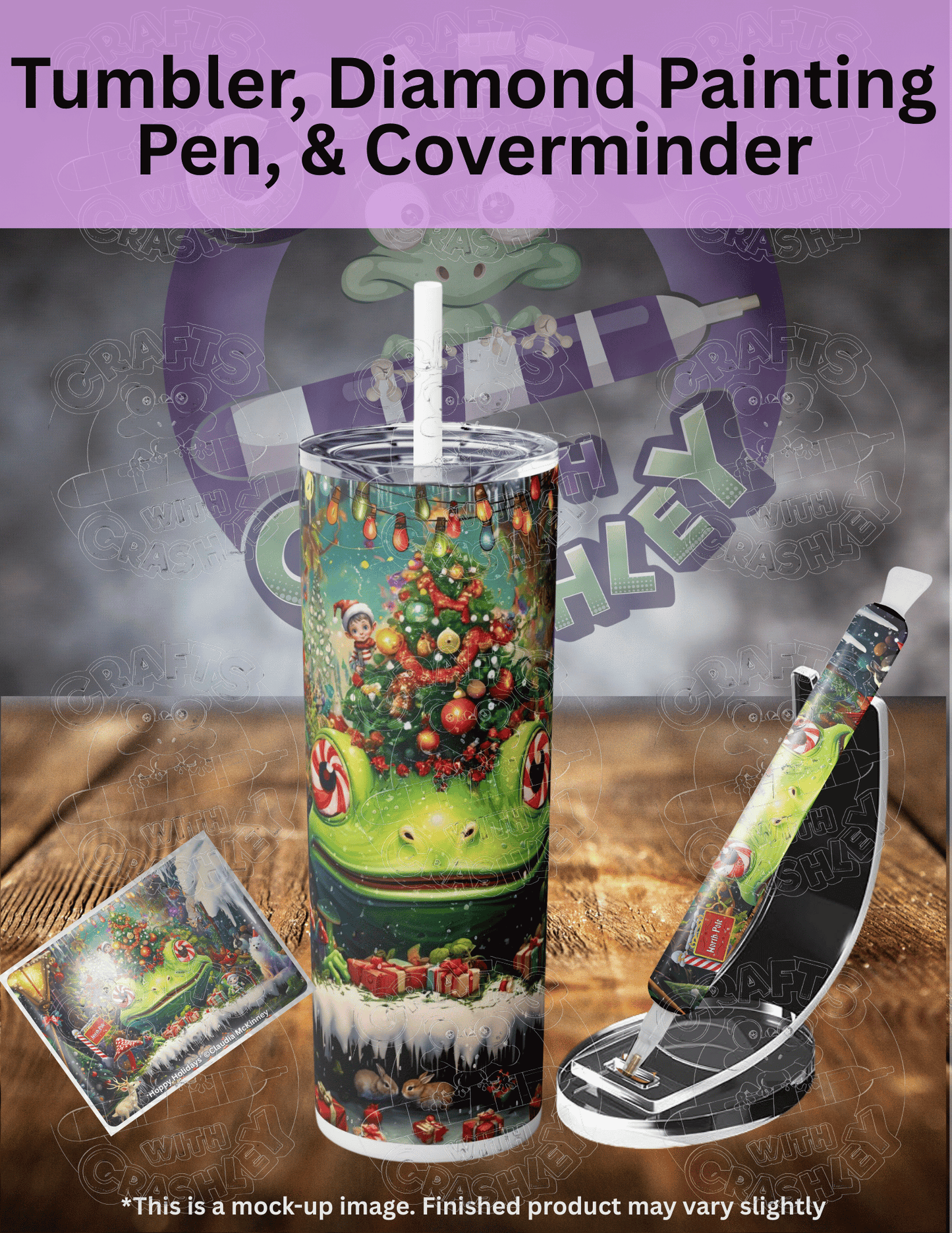 "Hoppy Holidays" by ©Claudia McKinney Premium Accessories for Diamond Painting