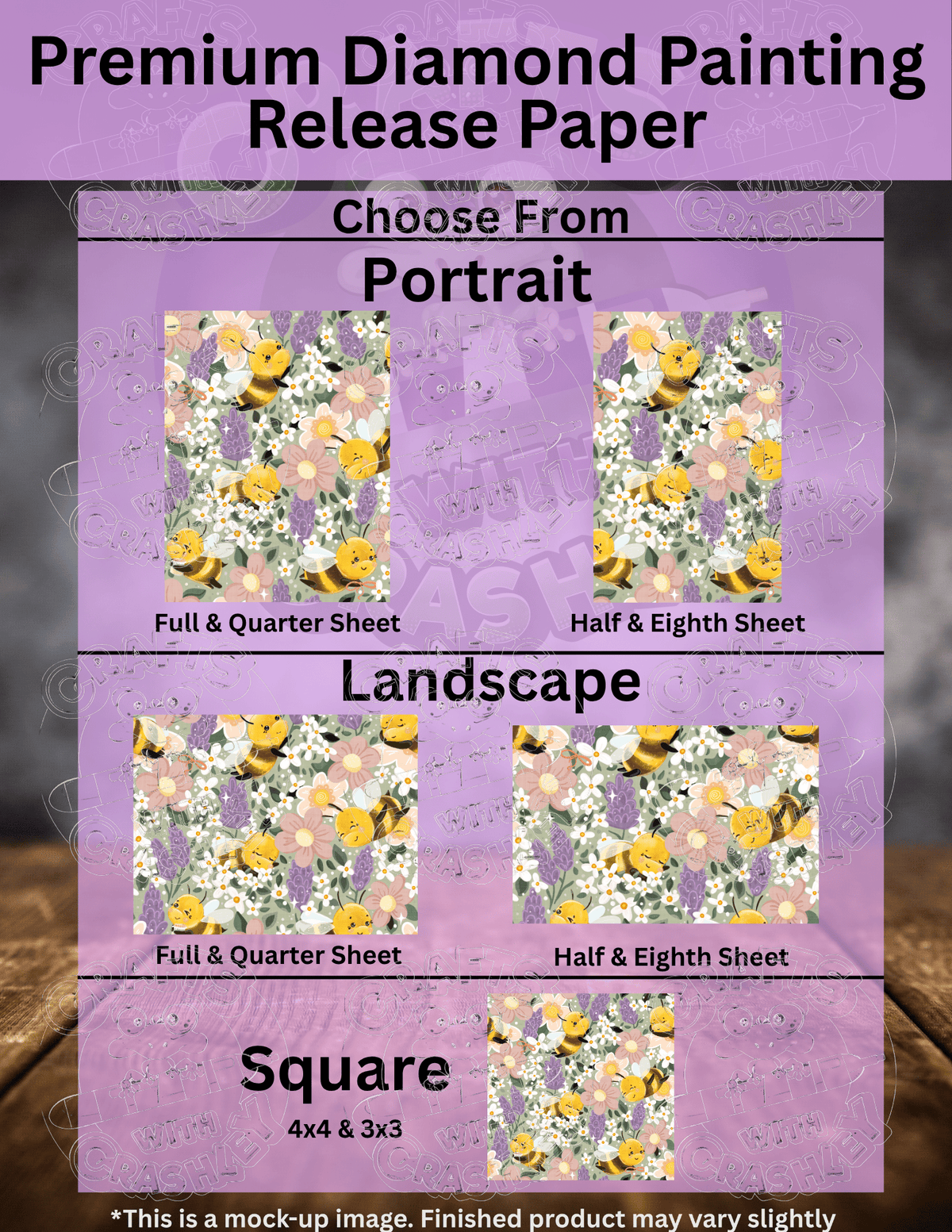 "Bee Bee Bumble Bee" by ©Karii Creates Premium Accessories for Diamond Painting