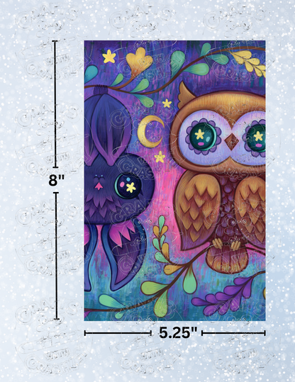 "Komori No Fukumo" by ©Jeremiah Ketner Premium Decorative Release Papers for Diamond Painting