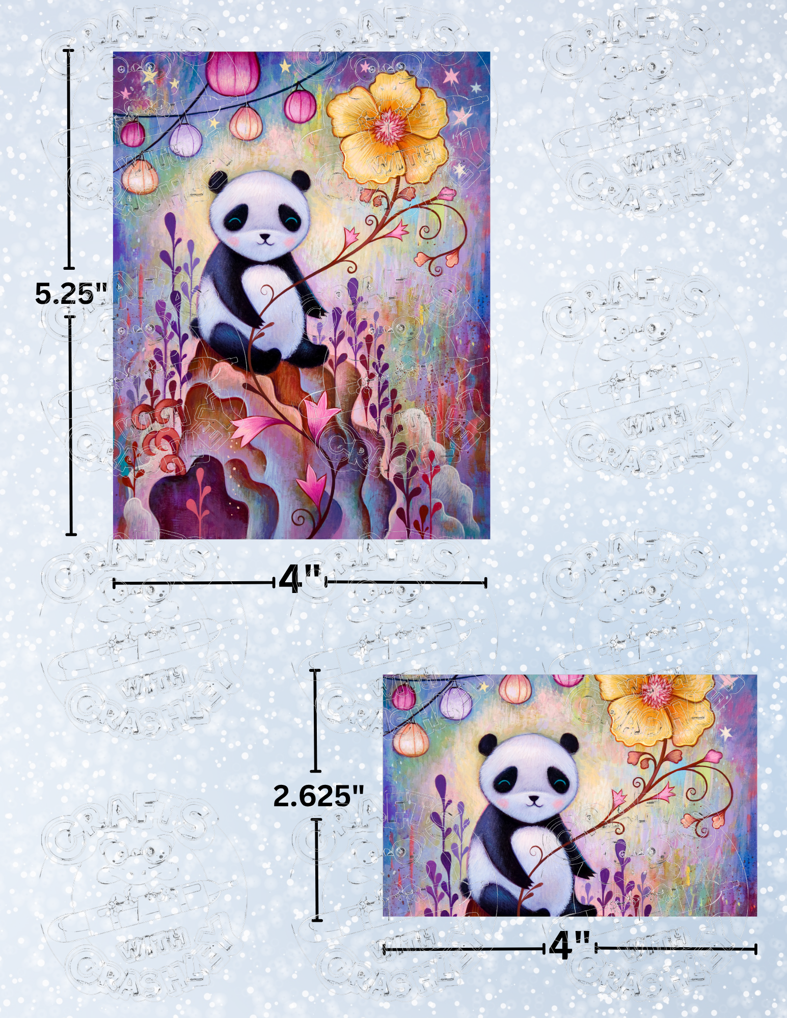 "Panda Naps" by ©Jeremiah Ketner Decorative Diamond Painting Release Papers