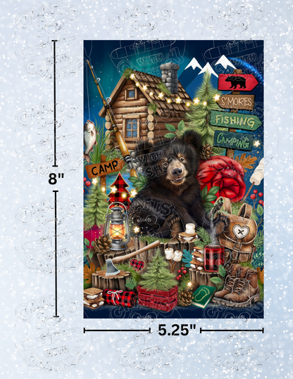 "Camping Companion" by ©Sheena Pike Premium Decorative Release Papers for Diamond Painting