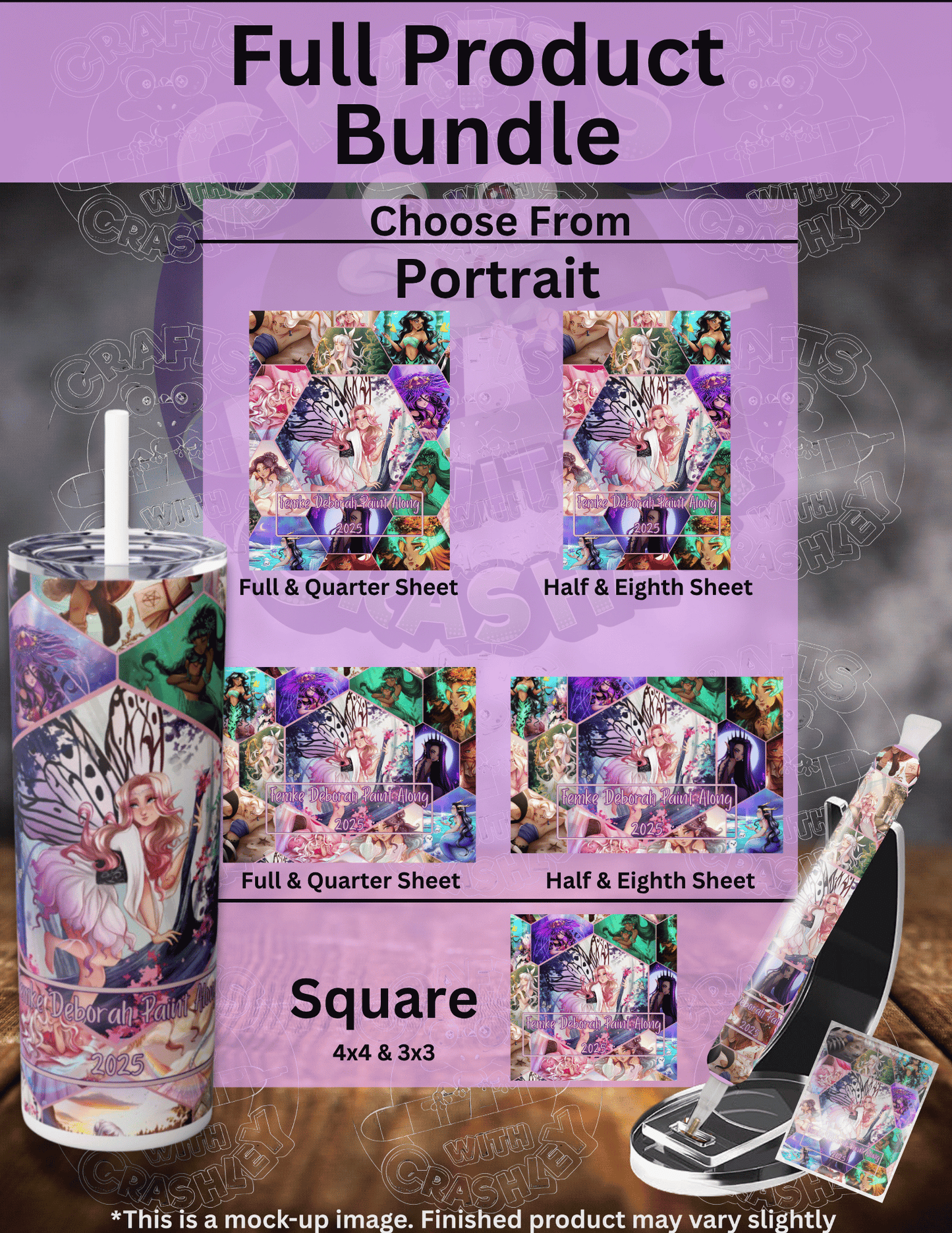 "Femke Deborah Paint Along 2025" by ©Femke Deborah Premium Accessories for Diamond Painting