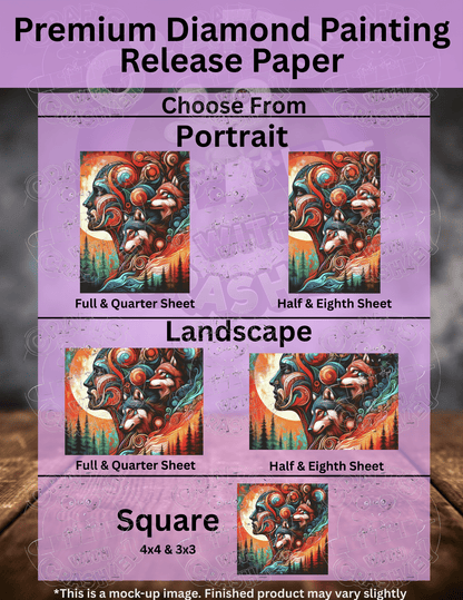 "Dreaming of Wolves" by ©Peggy Collins Premium Accessories for Diamond Painting