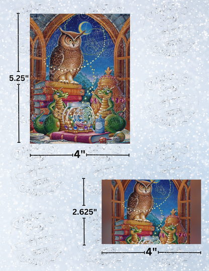 "Night Visitor" By ©Randal Spangler Decorative Diamond Painting Release Papers