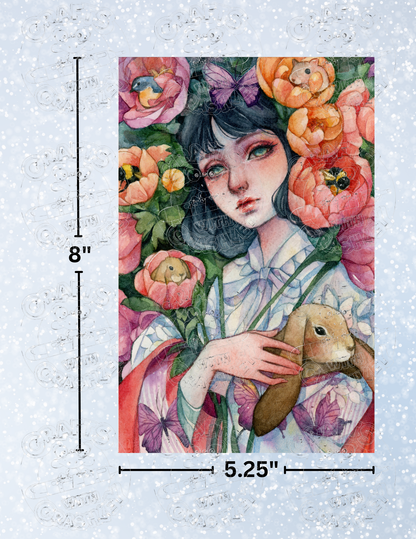 "Garden of Mae" by ©Margaret Morales Premium Decorative Release Papers for Diamond Painting