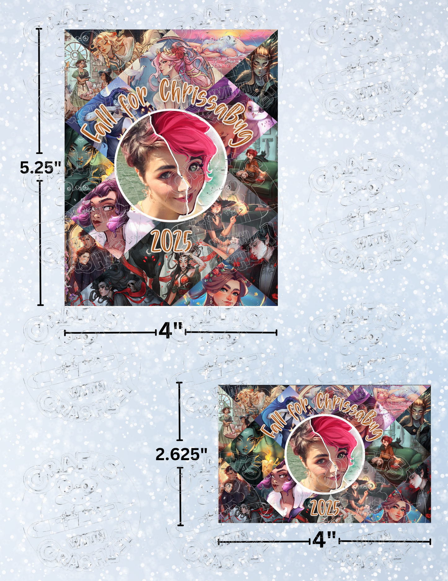 "Fall for ChrissaBug 2025" by ©ChrissaBug Premium Decorative Release Papers for Diamond Painting