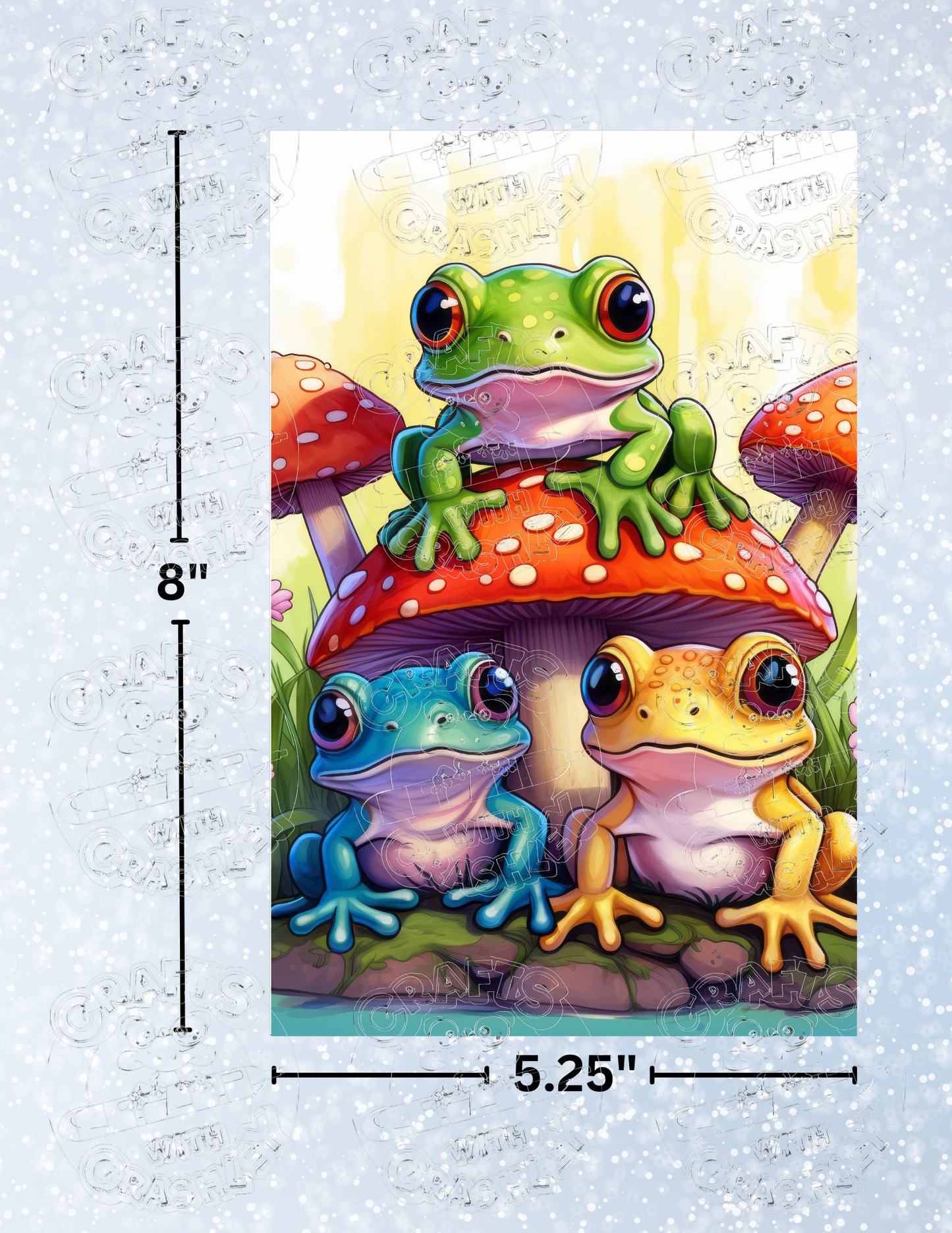"Frog Friends" by ©Auclair Studio Premium Decorative Release Papers for Diamond Painting