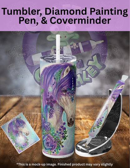 "Gypsy Violet Horse" by ©Sheena Pike Premium Accessories for Diamond Painting