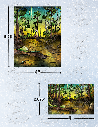 "Alligator Swamp" by ©Mandie Manzano Decorative Diamond Painting Release Papers