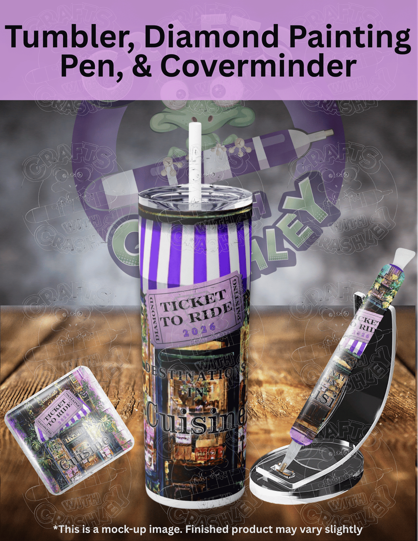 "Ticket to Ride 2026 Chocolatery" Premium Accessories for Diamond Painting