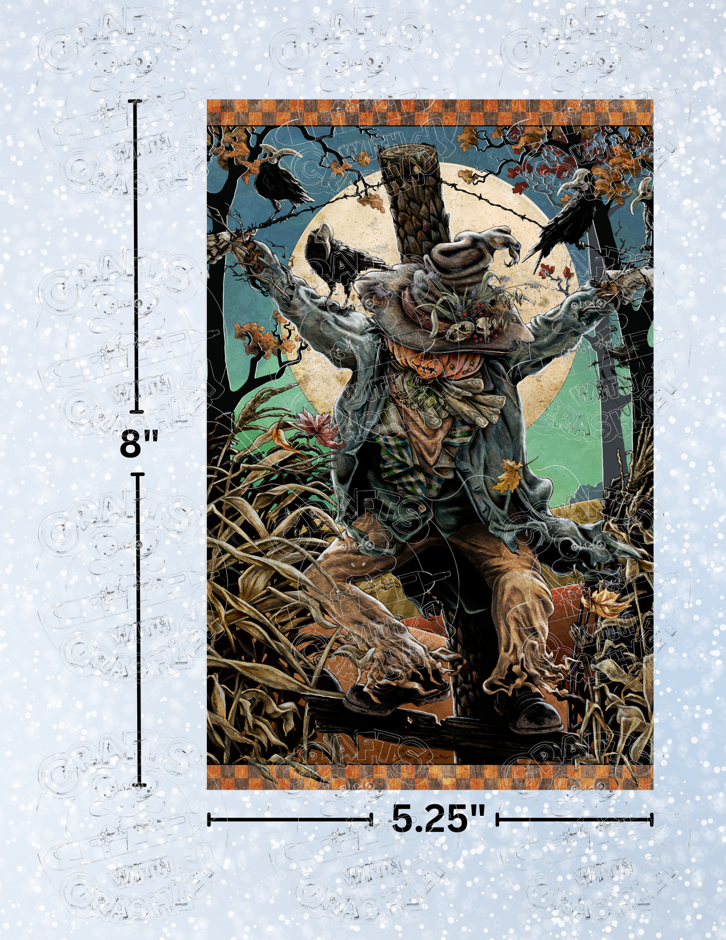 "The 4 Crows of the Apocalypse" by ©Cheryl Baker Premium Decorative Release Papers for Diamond Painting