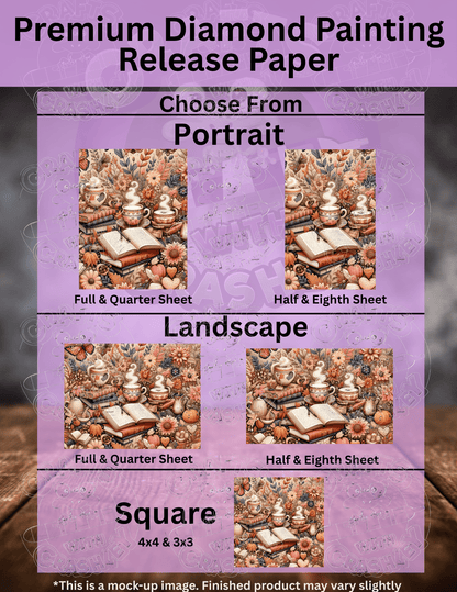 "Autumn Book Stack" Premium Accessories for Diamond Painting