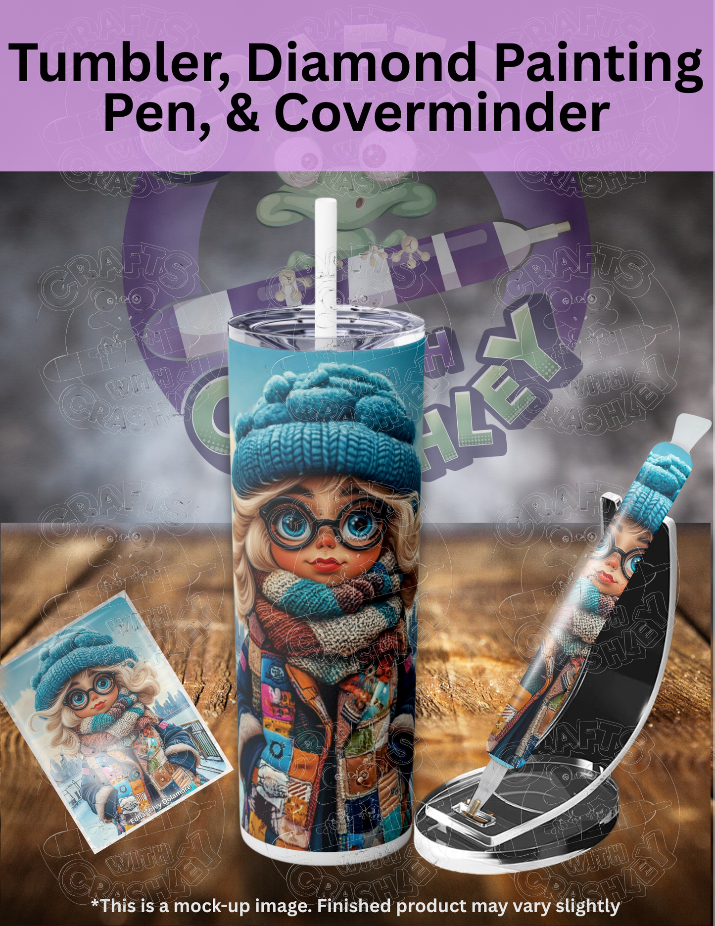 "Edna" by ©Stacy Deal Premium Accessories for Diamond Painting