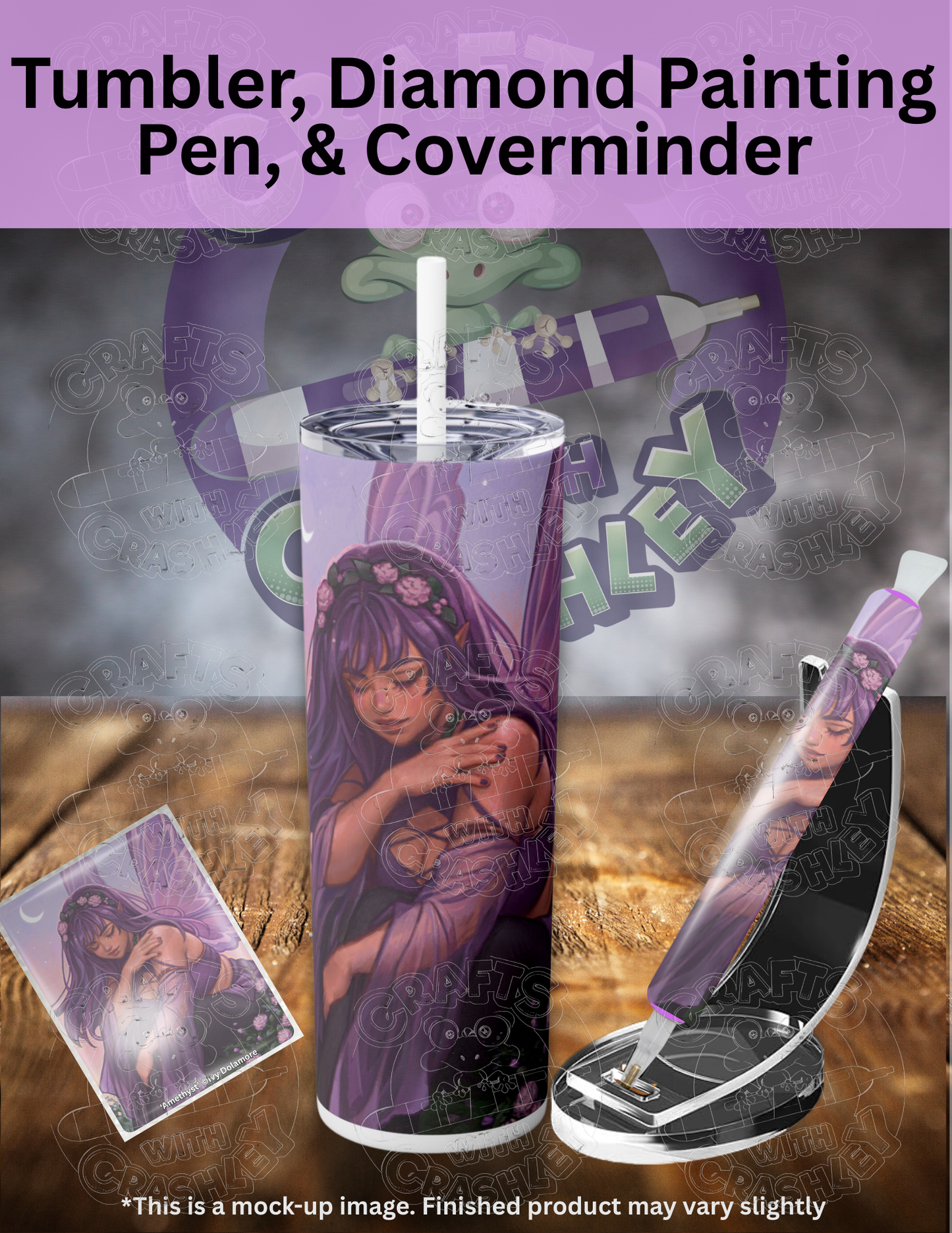 "Amethyst" by ©Ivy Dolamore Premium Accessories for Diamond Painting