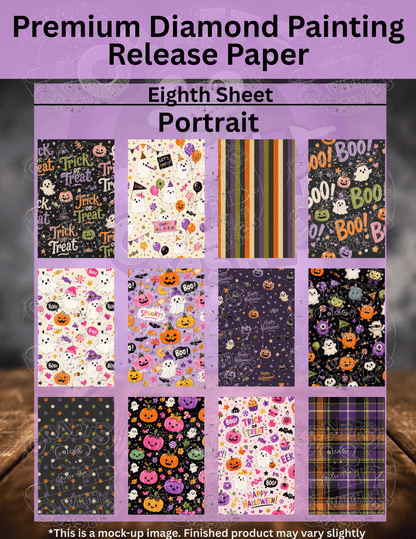 Halloween Time Combo Pack Premium Release Paper for Diamond Painting