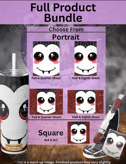 "Dracula Mask" by ©Mrs Coffee Premium Accessories for Diamond Painting